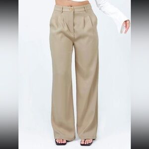 Princess Polly Archer Pants - Taupe, Size 8